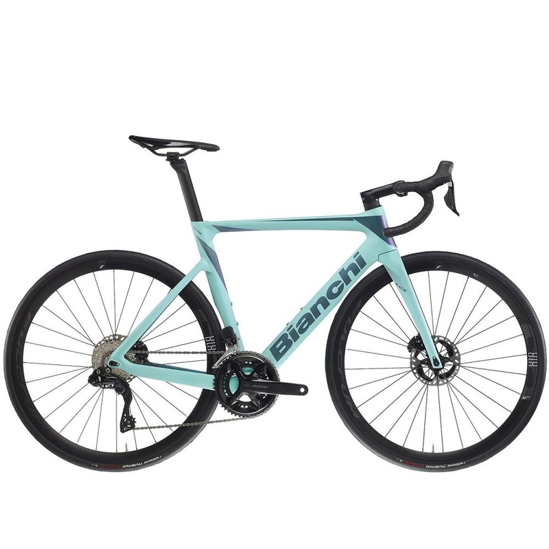 Bianchi Oltre Race Road Bike 105 - Celeste/Iridium