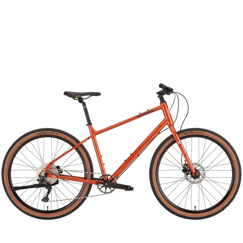 Kona Dew Plus Flat Bar Road Bike - Orange Rust