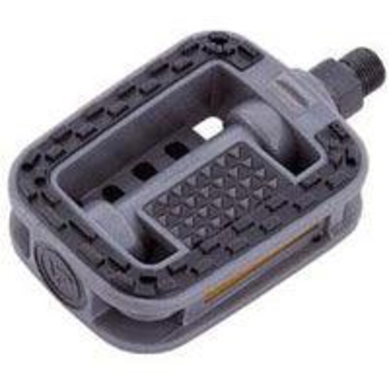 BikeLane PEDALS 1/2" One pc PP - Black