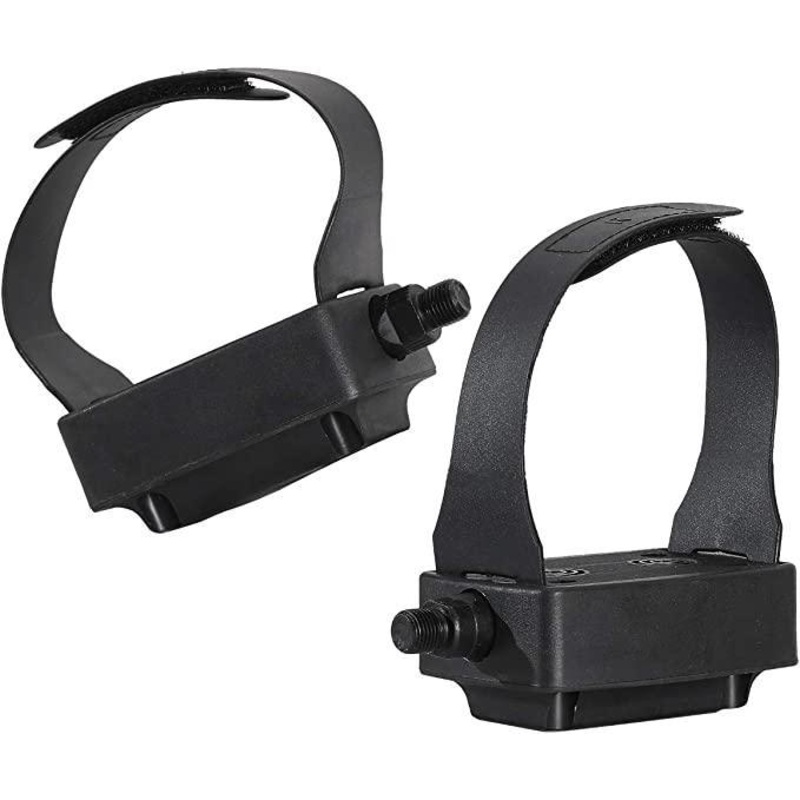 BikeLane Exercise Bike Pedals 9/16 with Velcro Straps