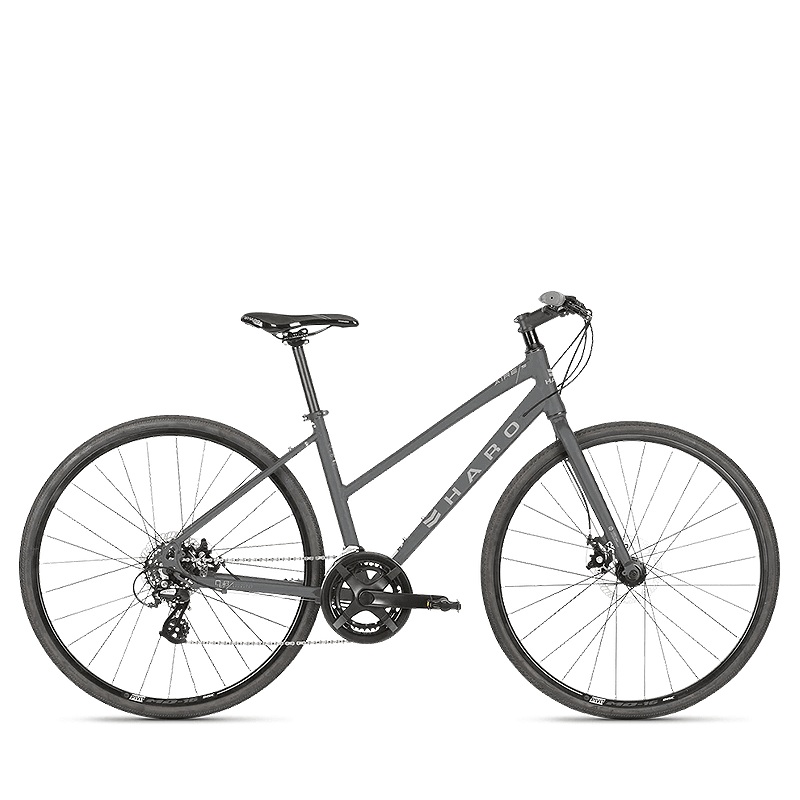 Haro Aeras Step Thru Commuter Bike - Charcoal