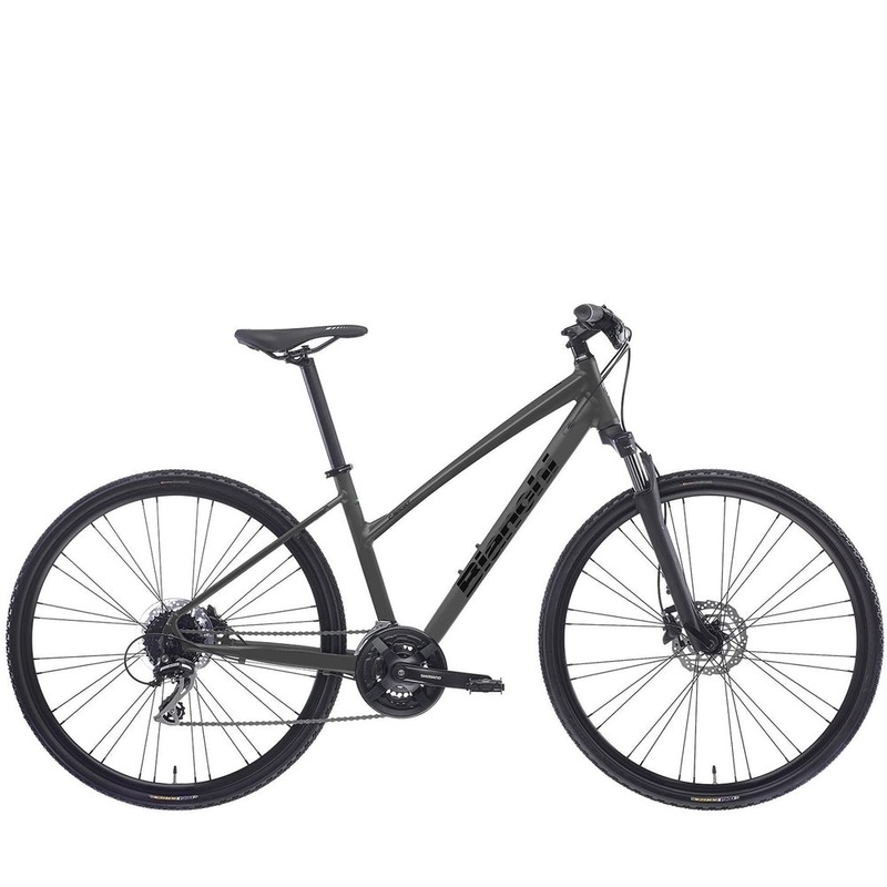 Bianchi C-Sport 2 Cross Step Thru Commuter Bike - Rocks Sand Matt/Black Glossy