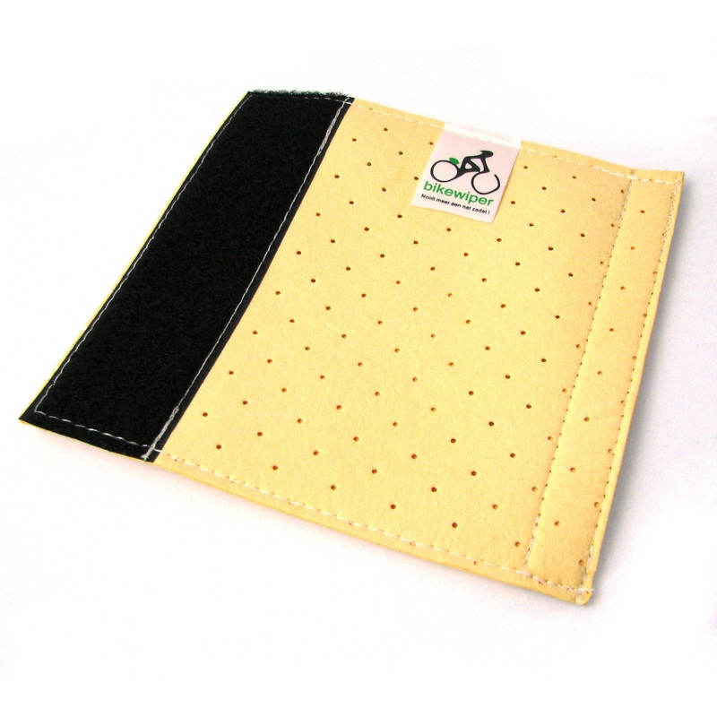 "BIKEWIPER" EXCLUSIVE BIKE SADDLE WIPER PERFORATED CHAMOIS TYPE FRAME FIT CLOTH