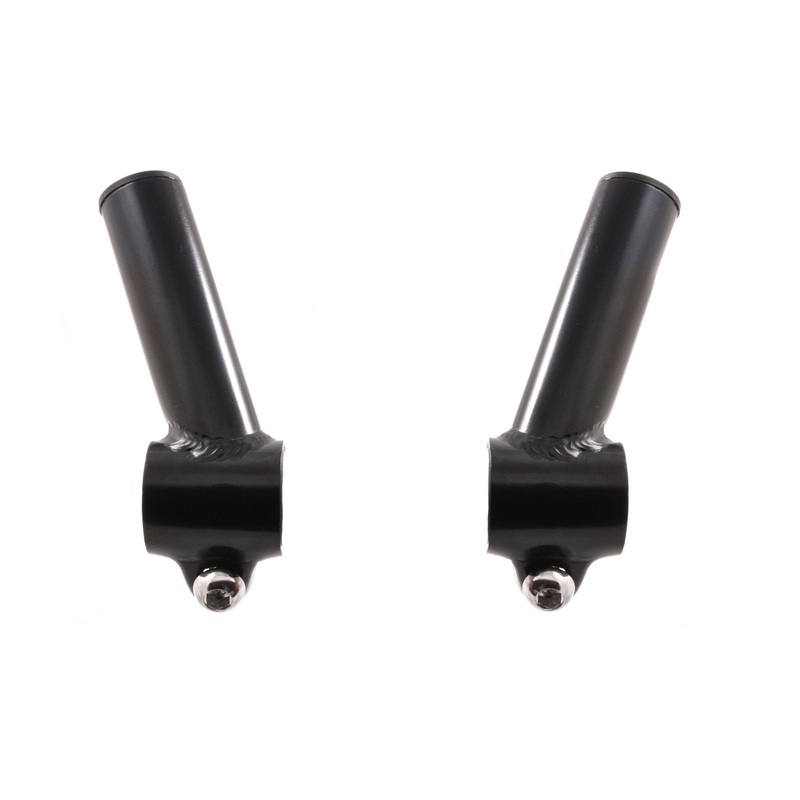 "STUBBIES" SHORT BAR ENDS BLACK CRANKED SHORTIE BIKE HANDLEBAR BAR-ENDS 50% OFF