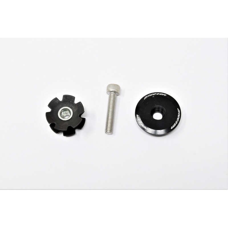 1 1/8" 28.6mm Bike Fork Headset Steerer Star Nut Bolt & Alloy A-head Top Cap