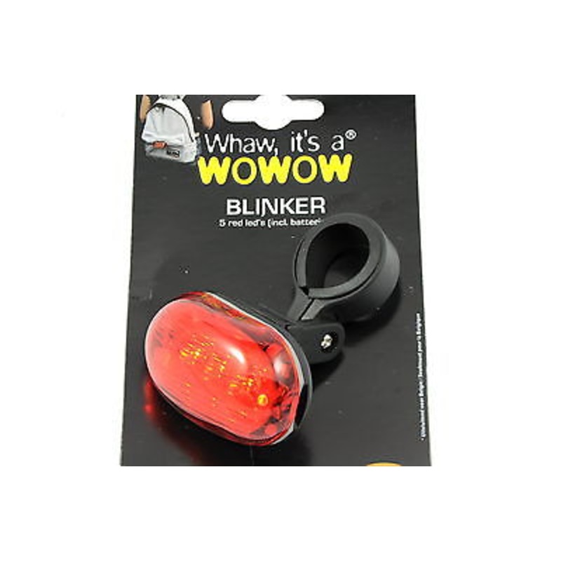 "Wowow Blinker Powerful 5 Led Rear Bicycle Light For All Bikes